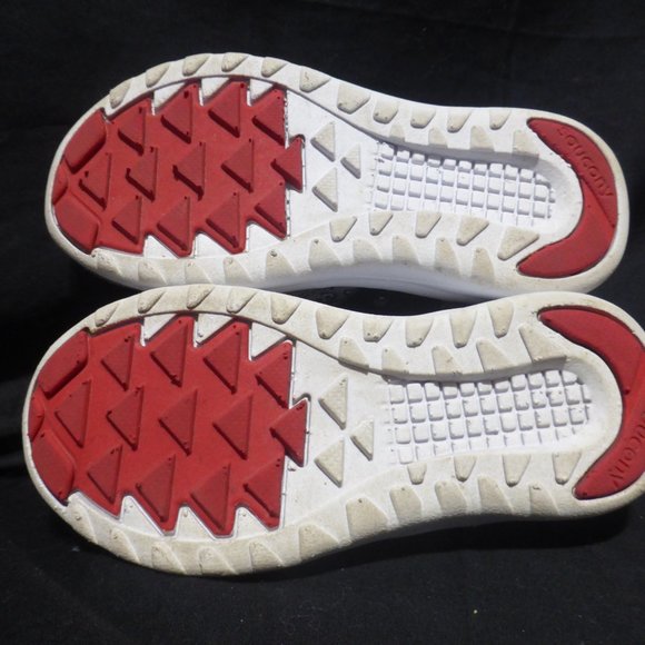 SAUCONY, S-Baby Jazz Lite, Velcro and lace shoes, skull design, size US 9W - Picture 8 of 8